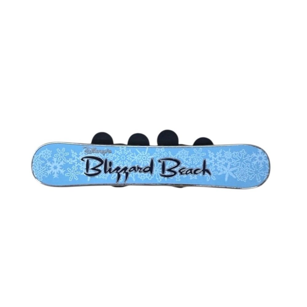 Disney Blizzard Beach Snowboard Pin 2008 – Walt Disney World Enamel Park Pin